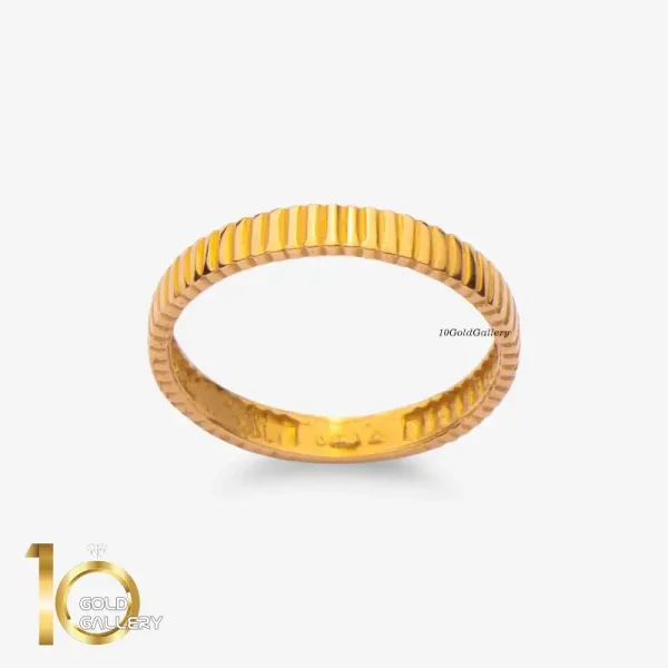 انگشتر طلای 18 عیارمینیمال ظریف طرح الی 1WRL244