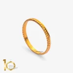 انگشتر طلای 18 عیار طرح مینیمال حلقه و گوارسه 1WRL238