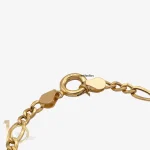 دستبند طلای 18 عیار طرح فیگارو کم اجرت کد 1WBE057 - تصویر 3