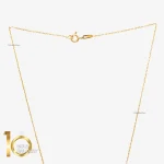 گردنبند طلای 18 عیار طرح مینیمال پروانه 1WNL047 - تصویر 3