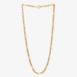 زنجیر طلای 18 عیار طرح فیگارو کم اجرت کد 1WNE066 - تصویر 2