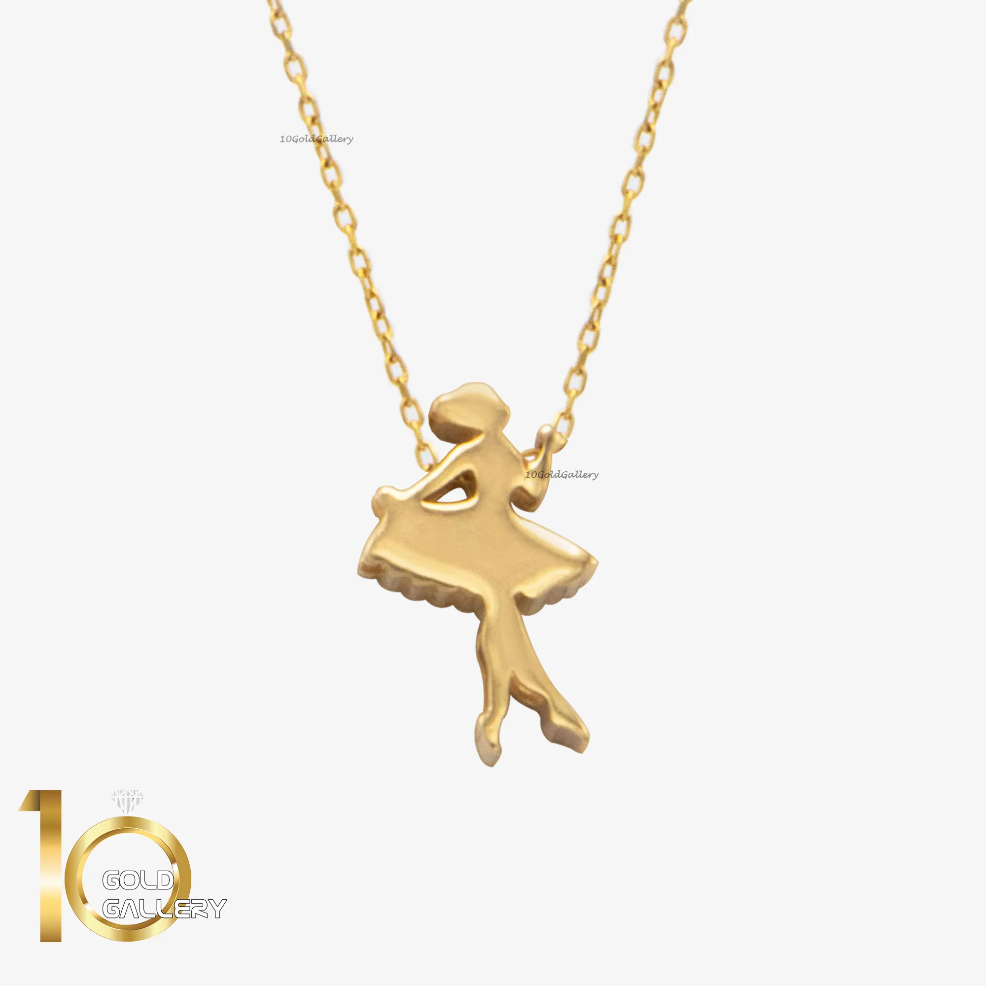 گردنبند مینیمال سیندرلا copy گردنبند طلای 18 عیار طرح مینیمال سیندرلا 1WNL011 - تصویر 1