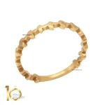 انگشتر طلای 18 عیار طرح  برگ بهار 1WRL058 - تصویر 2