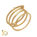 انگشتر طلای 18 عیار طرح انگشتر ماری 1WRL009 - تصویر 3