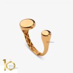 انگشتر طلای 18 عیار طرح آرامیس 1WRL189 - تصویر 2