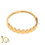 انگشتر طلای 18 عیار طرح نیم تاج قطره 1WRL081 - تصویر 3