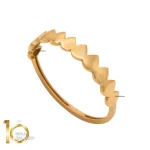 انگشتر طلای 18 عیار طرح نیم تاج قطره 1WRL081 - تصویر 2