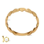 انگشتر طلای 18 عیار طرح مثلث متصل 1WRL039