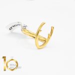 انگشتر طلای 18 عیار کم اجرت طرح گوزن 1WRE035 - تصویر 2