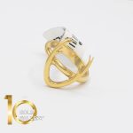 انگشتر طلای 18 عیار کم اجرت طرح گوزن 1WRE035