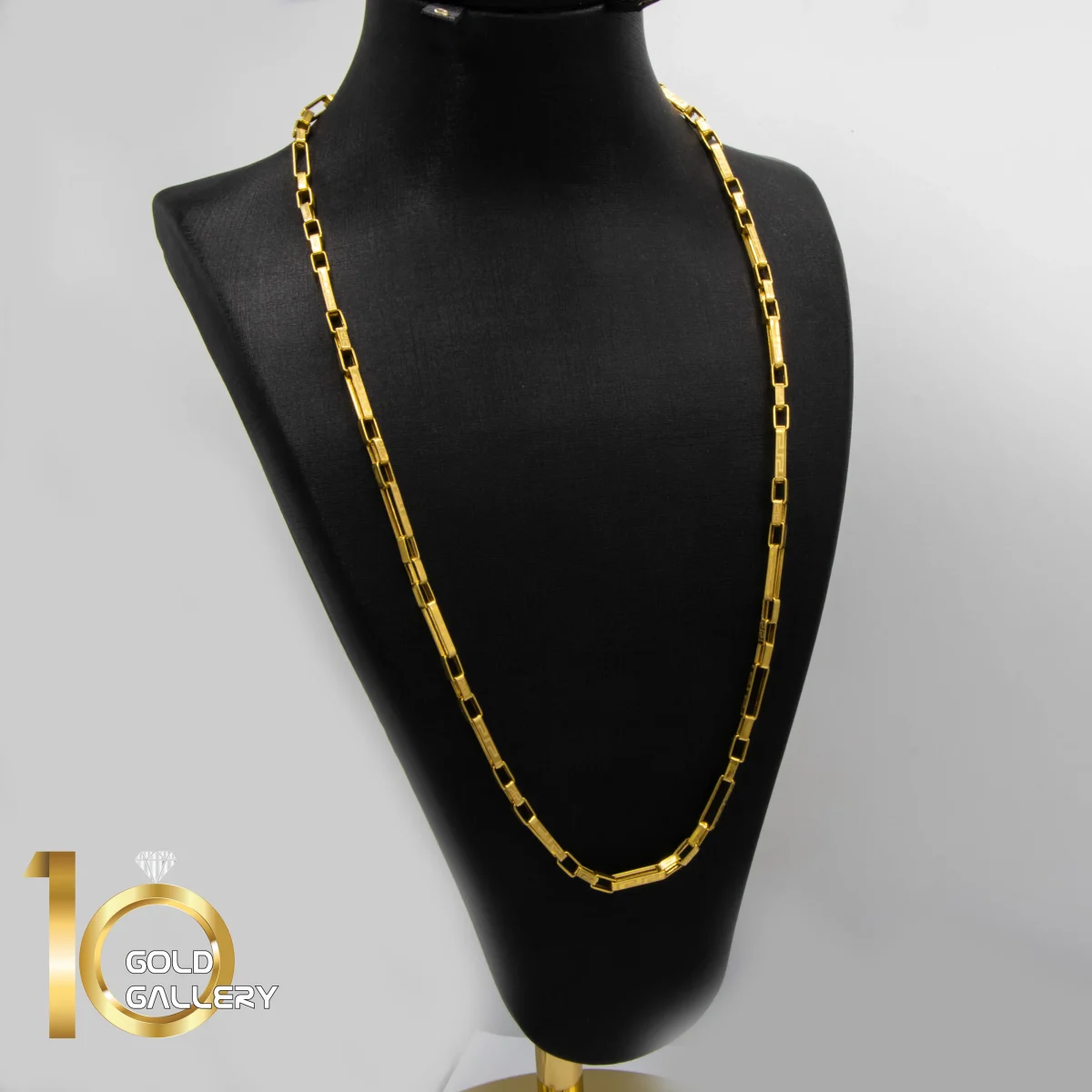 زنجیر طلای 18 عیار طرح ورساچه کم اجرت کد 1WBA123 - تصویر 3