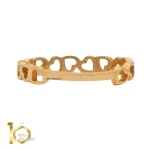 انگشتر طلای 18 عیار طرح قلب 1WRL108 - تصویر 4