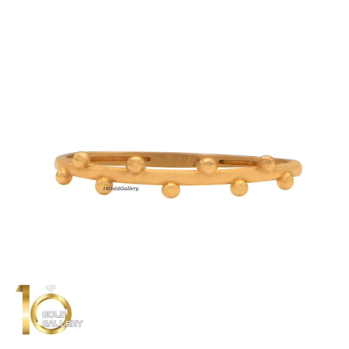 انگشتر طلای 18 عیار طرح شاخه گوارسه 1WRL080 - تصویر 3