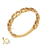 انگشتر طلای 18 عیار طرح قلب 1WRL108 - تصویر 2