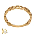 انگشتر طلای 18 عیار طرح قلب 1WRL108