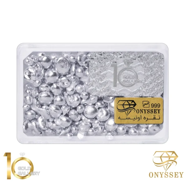 ساچمه ی نقره 0.5 گرمی ترک عیار 999.9