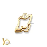 آویز طلای 18 عیار طرح ایران 1WDL108