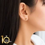 نیمست طلای 18 عیار طرح دم وال 1whl125 - تصویر 7