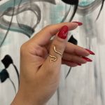 انگشتر طلای 18 عیار طرح مار 1WRL507 - تصویر 4