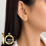 نیمست طلای 18 عیار طرح سروناز کد 1whl183 - تصویر 6