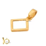 نیمست طلای 18 عیار طرح لوزی کد 1whl190 - تصویر 5