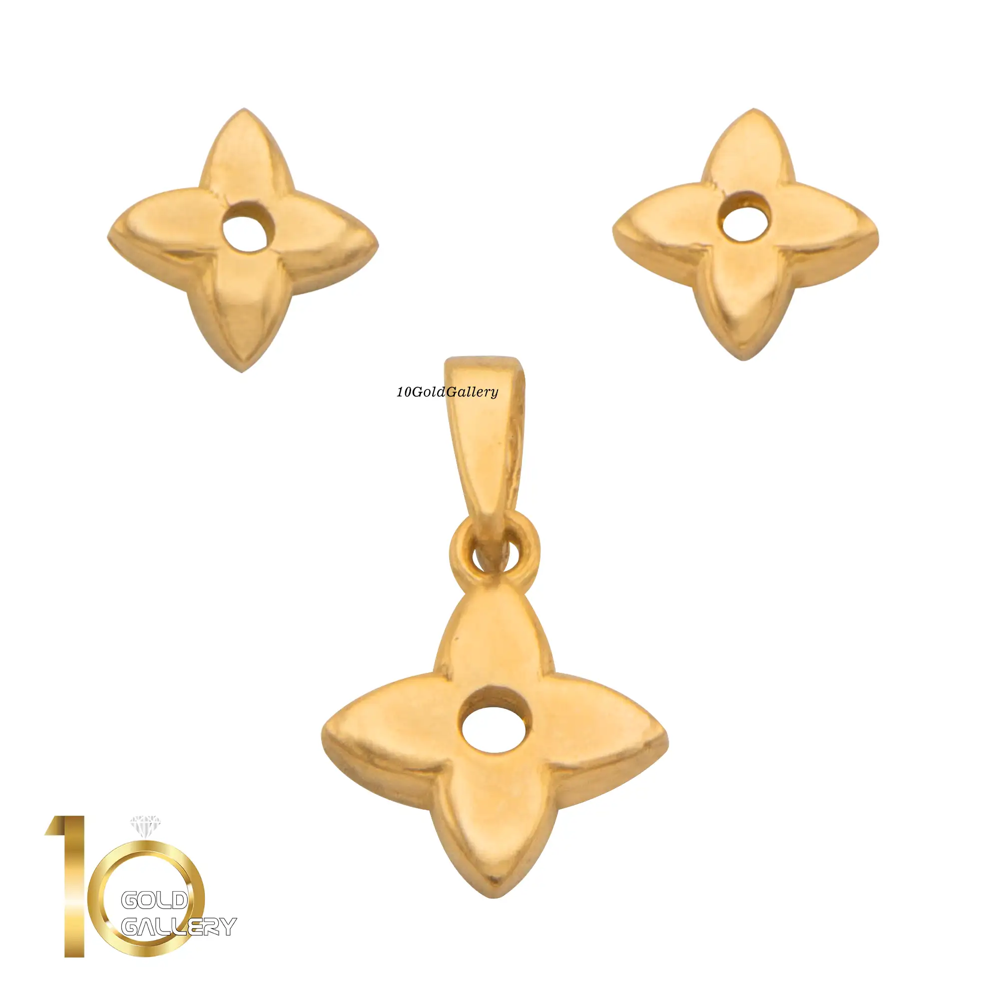 نیمست لویی ویتون نیمست طلای 18 عیار طرح لویی ویتون کد 1whl154 - تصویر 1