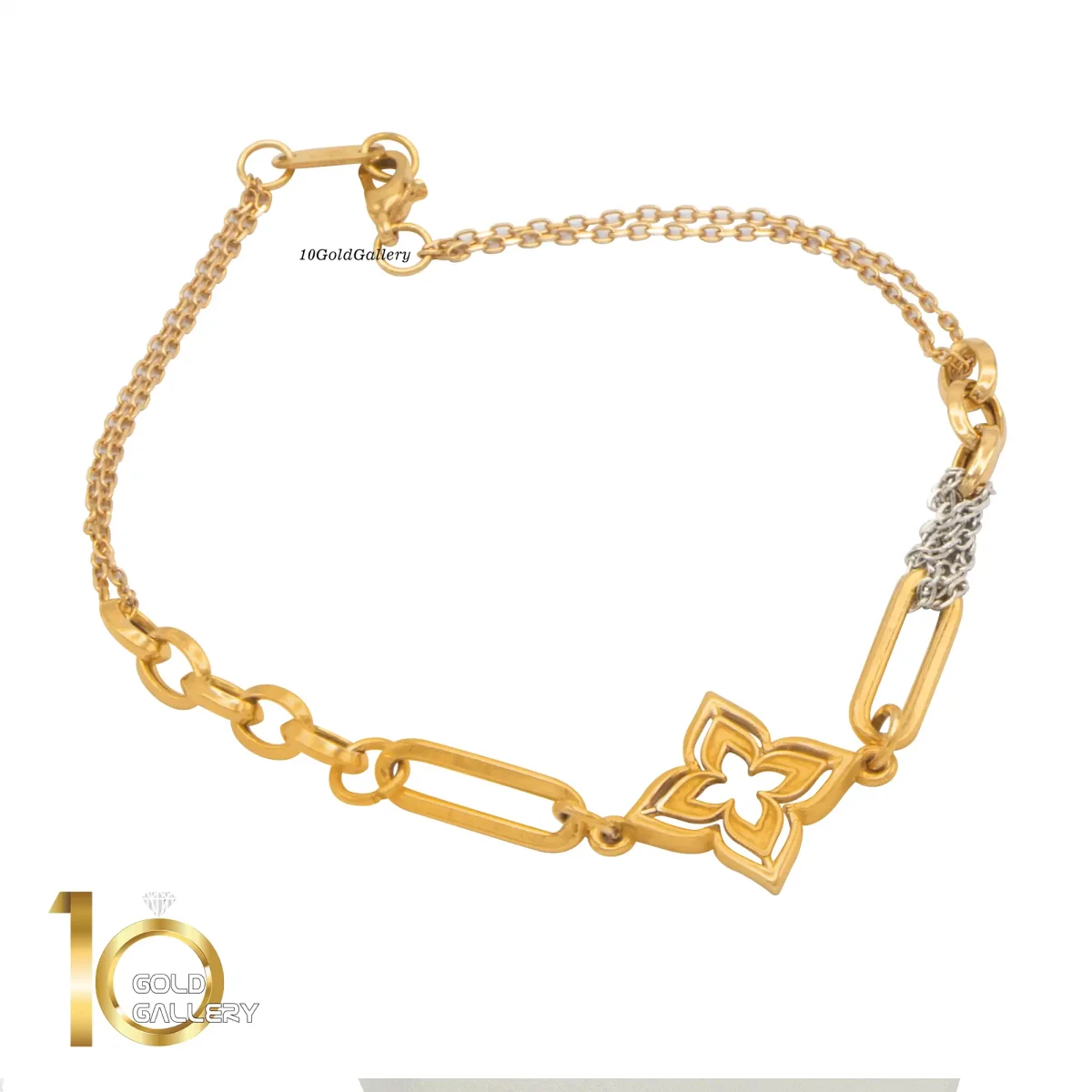 سرویس طلای 18 عیار طرح روبرتو کوین کد 1WHC005 - تصویر 6