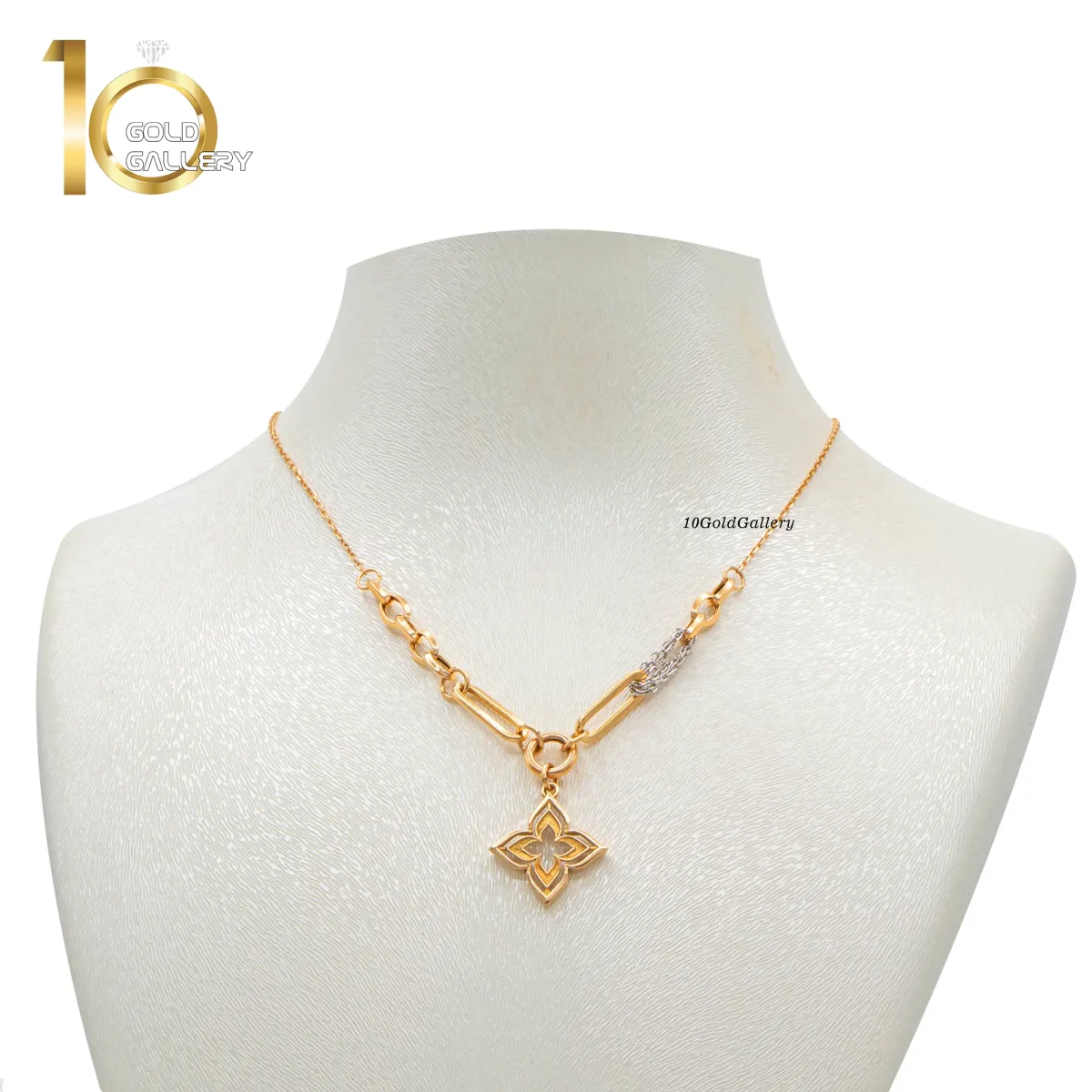 سرویس طلای 18 عیار طرح روبرتو کوین کد 1WHC005 - تصویر 2