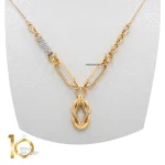 سرویس طلای 18 عیار طرح فرد کد 1WHC013 - تصویر 6