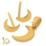 نیمست طلای 18 عیار طرح ماه کد 1whl208
