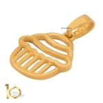 نیمست طلای 18 عیار طرح کاپ کیک کد 1whl177 - تصویر 5