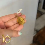 آویز طلای 18 عیار طرح تراش کد 1WDE066